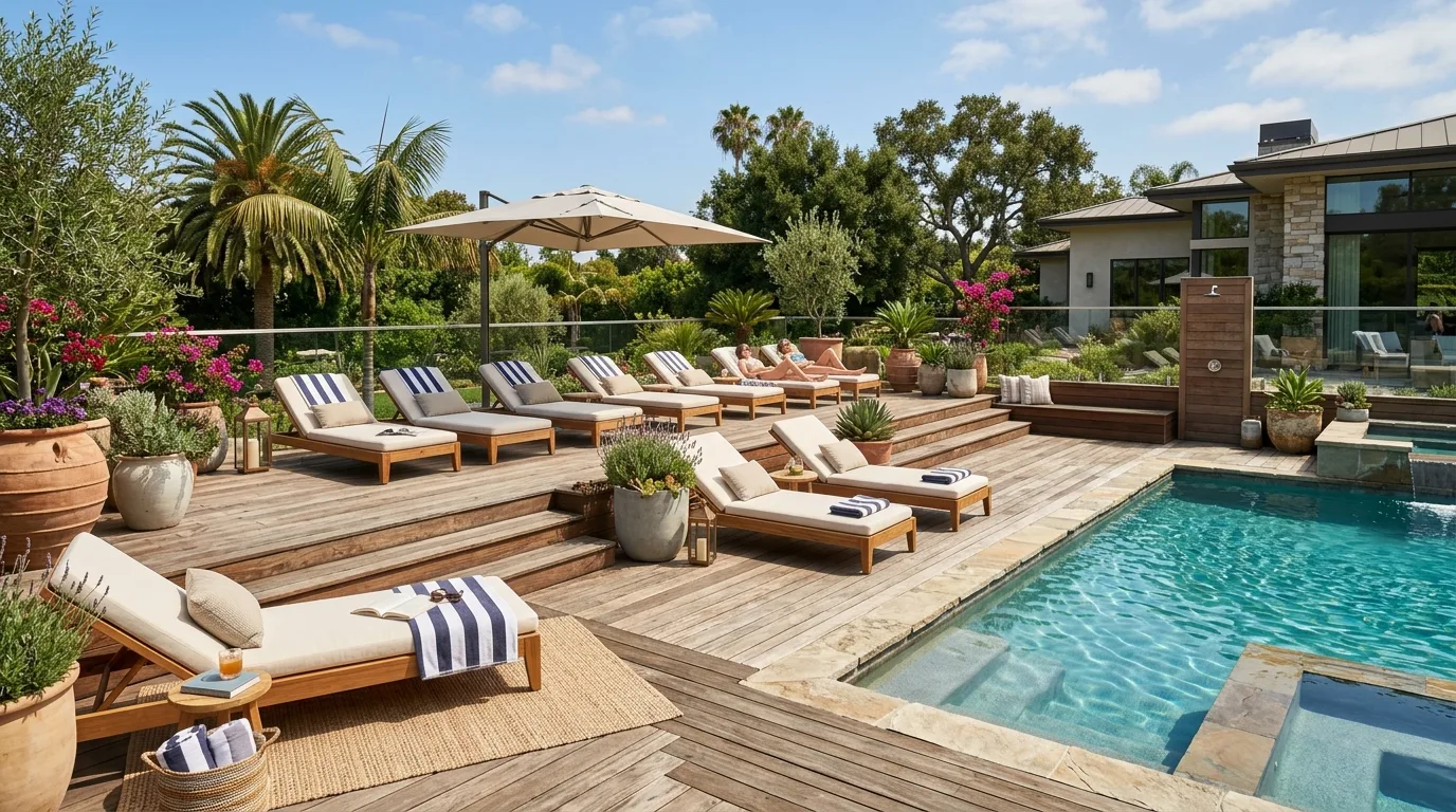 Potted Plants Around Seating